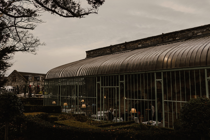 conservatory in the morning 