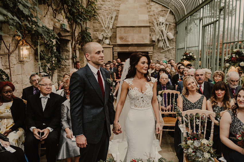 A laidback and intimate winter wedding at The Cliff at Lyons 55