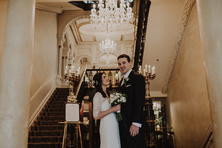 A small intimate wedding at The Shelbourne Hotel | Grainne & James 47