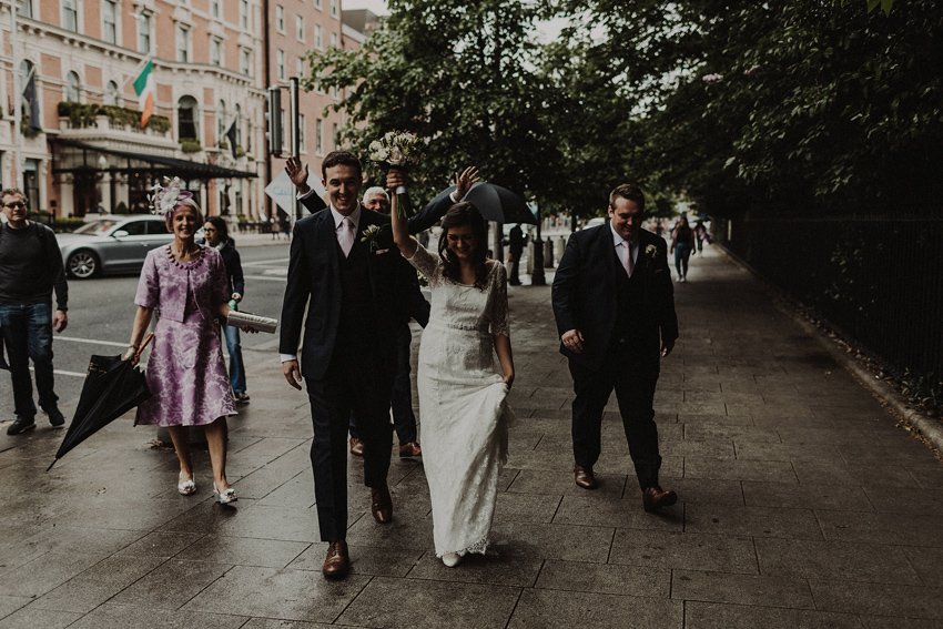 A small intimate wedding at The Shelbourne Hotel | Grainne & James 49