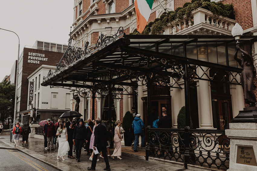 A small intimate wedding at The Shelbourne Hotel | Grainne & James 59