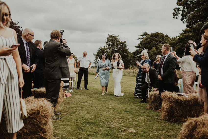 DIY outdoor wedding at Durhamstown Castle | Aisling & Javier 1125