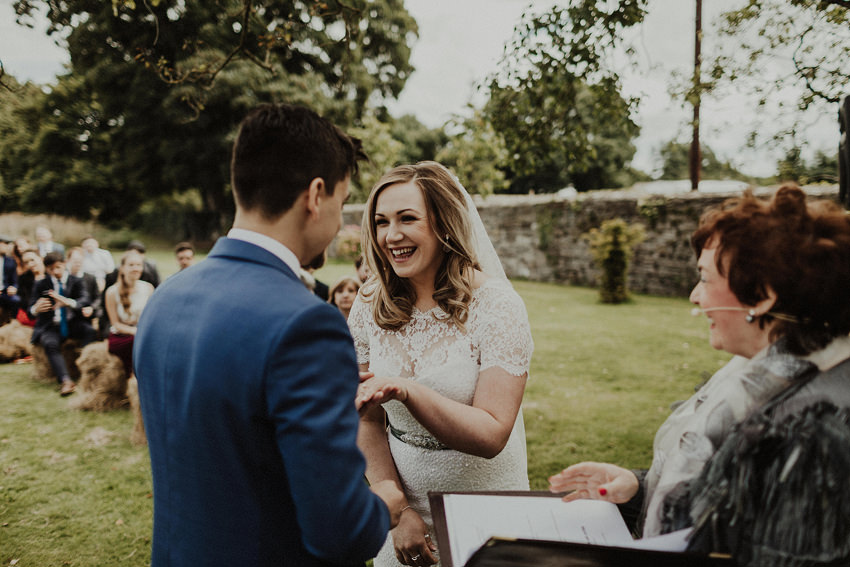 DIY outdoor wedding at Durhamstown Castle | Aisling & Javier 1303