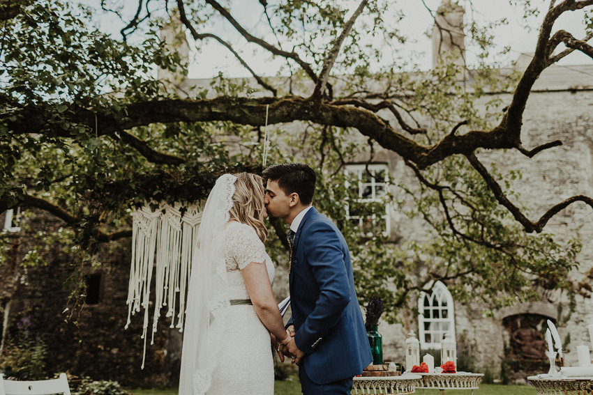 DIY outdoor wedding at Durhamstown Castle | Aisling & Javier 331