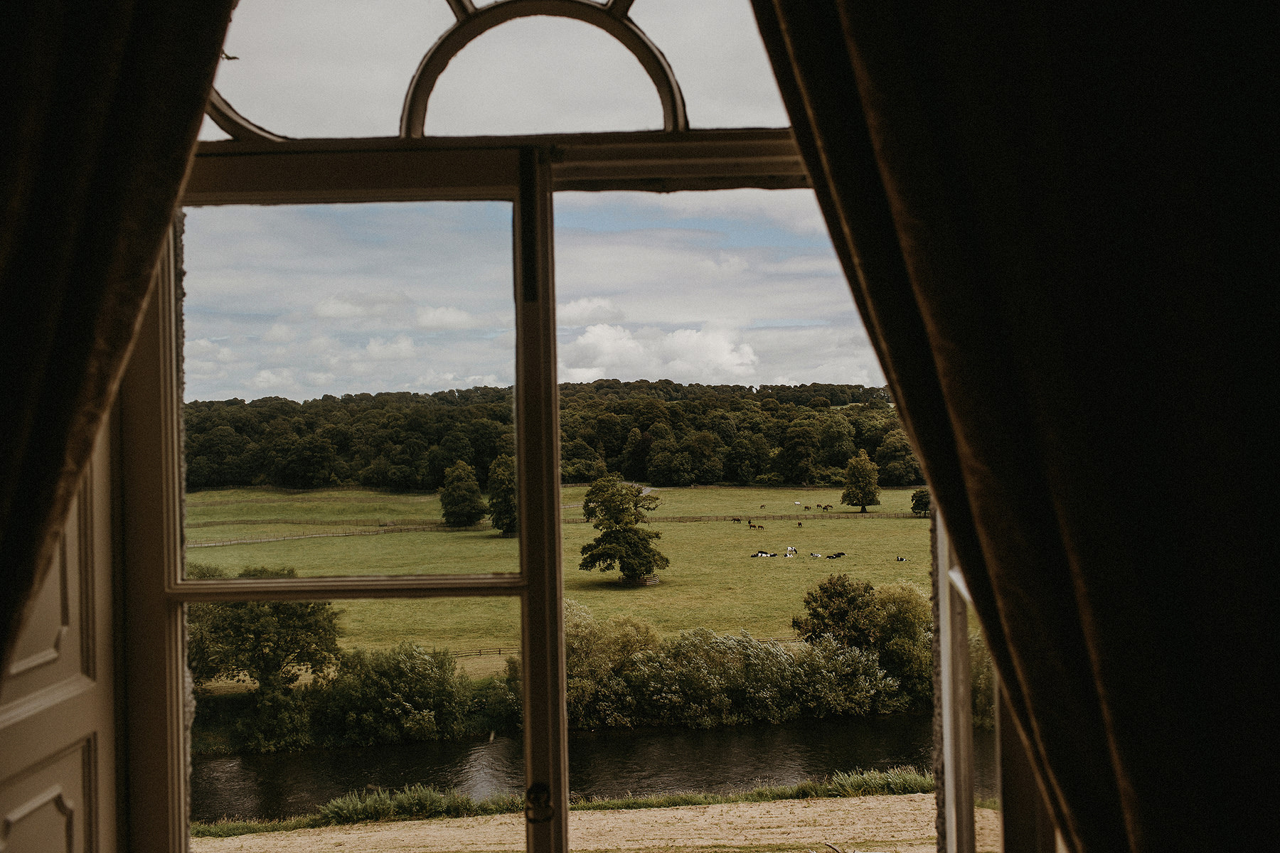 view on the grounds and fields at Mount Juliet