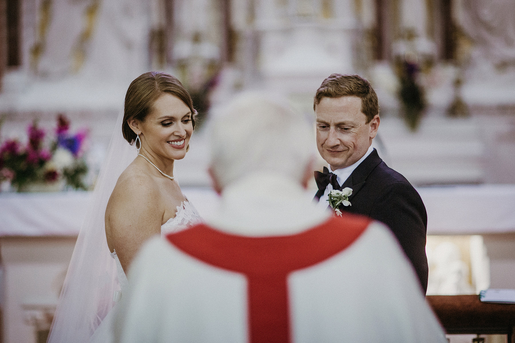 church ceremony before reception at moun juliet