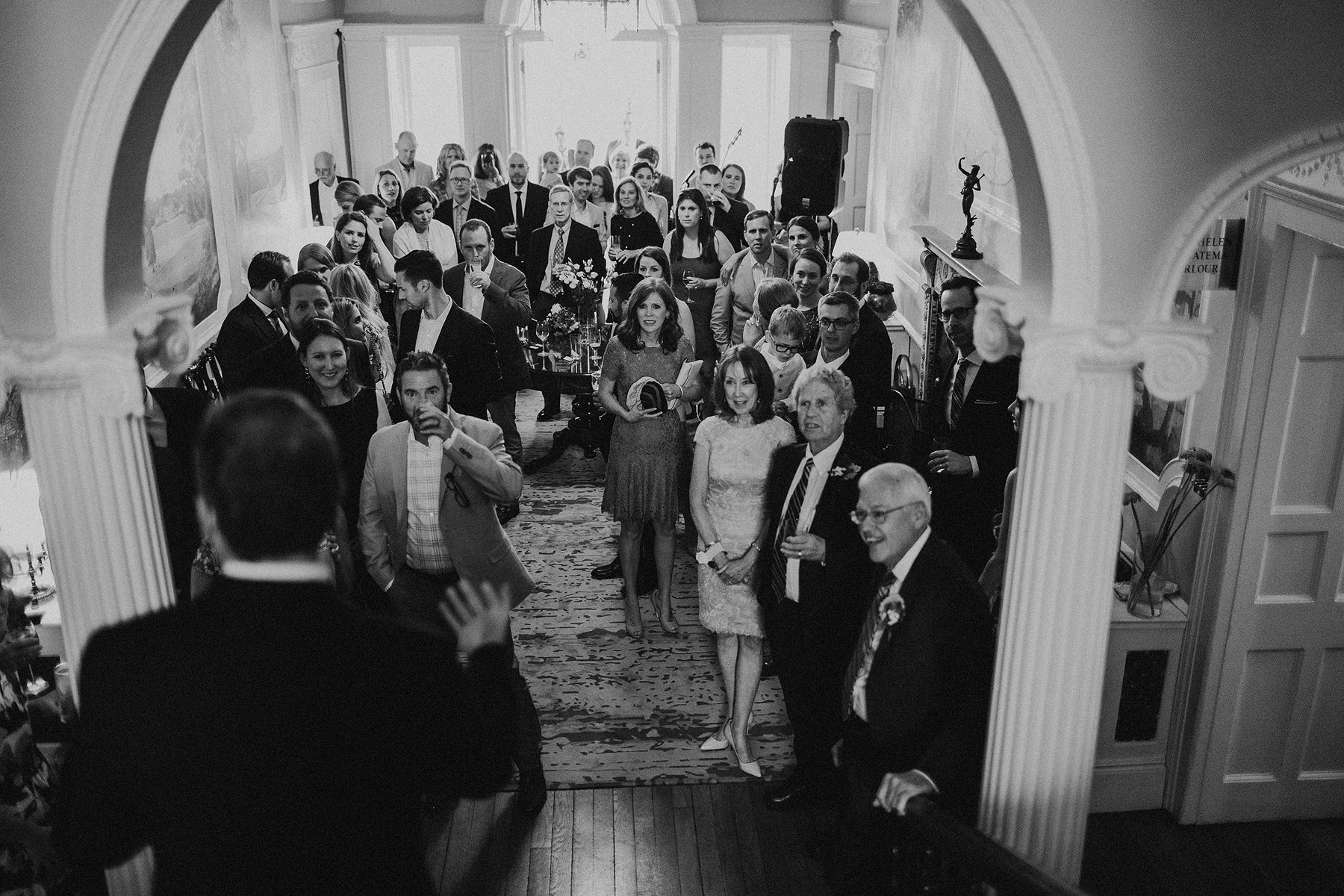 speeches at mount juliet on the stairs