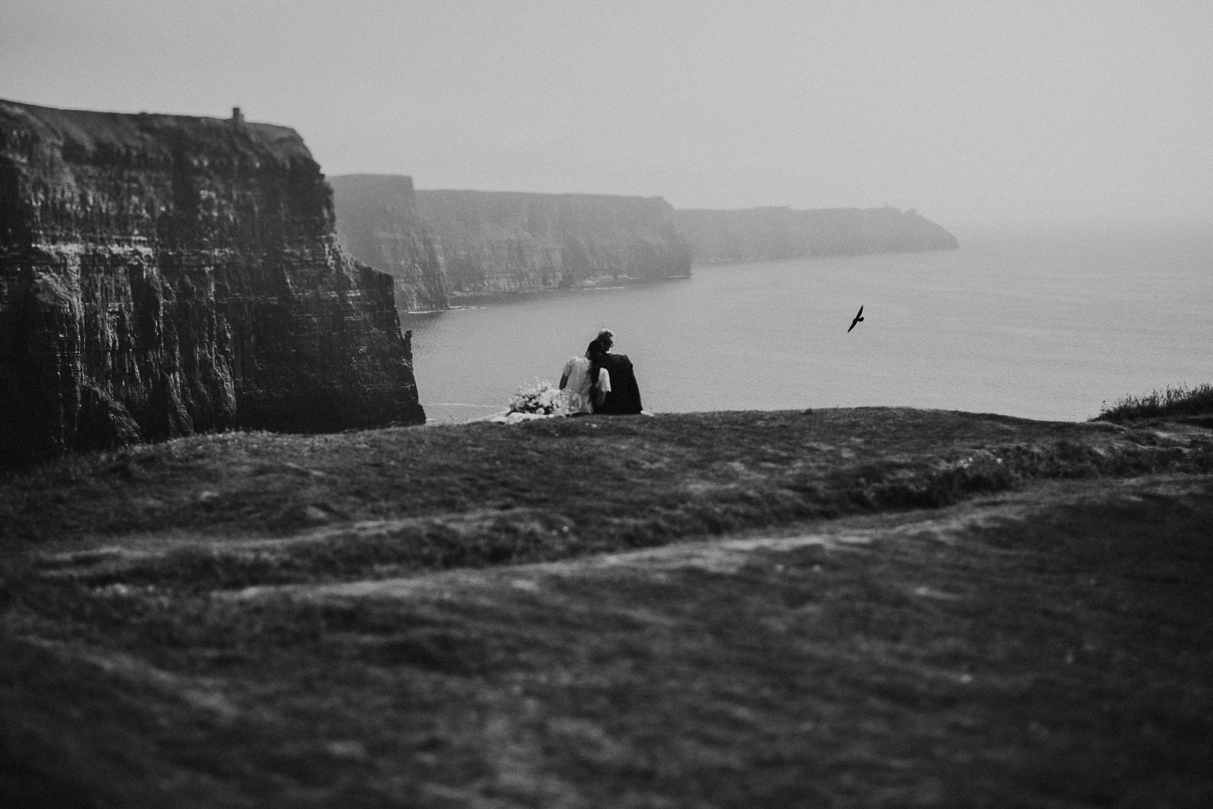 Irish Cliffs of Moher wedding Elopement shoot 678